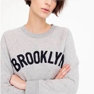 EUC Women’s J Crew Gray Brooklyn Sweater, size L